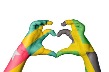 Togo Jamaika Kalbi, El hareketi kalp yapma, Kırpma Yolu