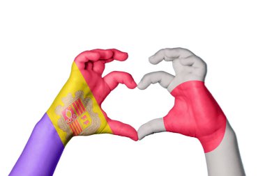 Andorra Japon Kalbi, El hareketi kalp yapma, Kırpma Yolu