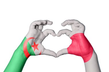 Cezayir Japon Kalbi, El hareketi kalp yapma, Kırpma Yolu