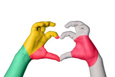 Benin Japon Kalbi, El hareketi kalp yapma, Kırpma Yolu