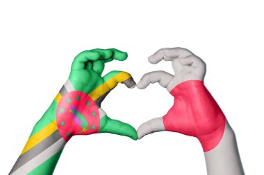 Dominica Japon Kalbi, El hareketi kalp yapma, Kırpma Yolu