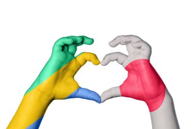 Gabon Japon Kalbi, El hareketi kalp yapma, Kırpma Yolu