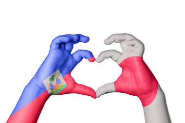 Haiti Japon Kalbi, El hareketi kalp yapma, Kırpma Yolu