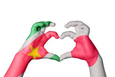 Japon Kalbi Surinam, El hareketi kalp yapma, Kırpma Yolu