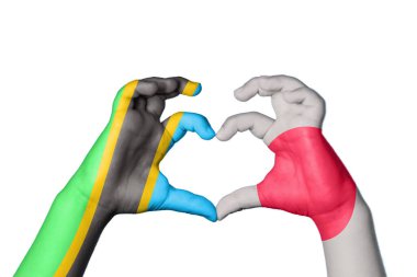 Tanzanya Japon Kalbi, El hareketi kalp yapma, Kırpma Yolu