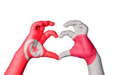 Tunus Japon Kalbi, El hareketi kalp yapma, Kırpma Yolu