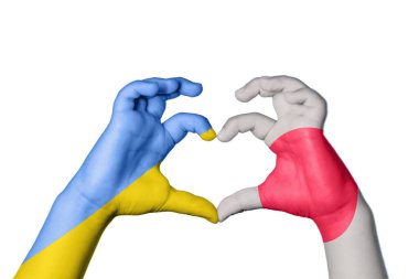 Ukrayna Japon Kalbi, El hareketi kalp yapma, Kırpma Yolu