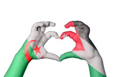 Cezayir Jordan Kalbi, El hareketi kalp yapma, Kırpma Yolu