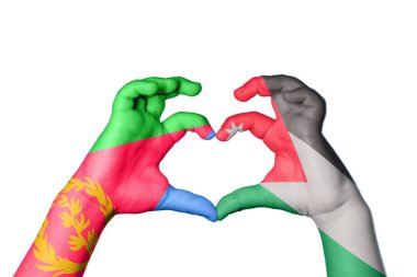 Eritrea Jordan Heart, El hareketi kalp yapma, Kırpma Yolu