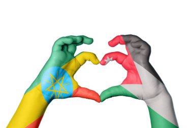 Etiyopya Jordan Kalbi, El hareketi kalp yapma, Kırpma Yolu