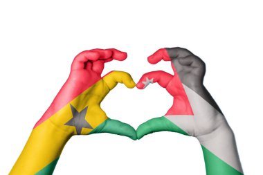 Gana Jordan Heart, El hareketi kalp yapma, Kırpma Yolu