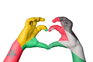 Gine Bissau Ürdün Kalbi, El hareketi kalp yapmak, Kırpma Yolu