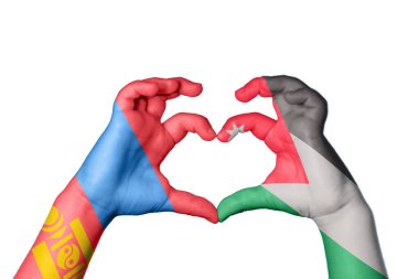 Moğolistan Jordan Kalbi, El hareketi kalp yapma, Kırpma Yolu