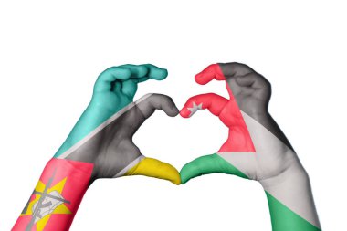 Mozambik Ürdün Kalbi, El hareketi kalp yapma, Kırpma Yolu