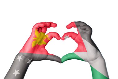 Papua Yeni Gine Ürdün Kalbi, El hareketi kalp yapma, Kırpma Yolu