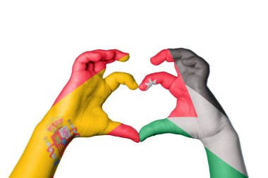 İspanya Ürdün Kalbi, El hareketi kalp yapma, Kırpma Yolu