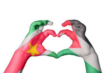 Surinam Jordan Heart, El hareketi kalp yapma, Kırpma Yolu