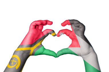 Vanuatu Jordan Heart, El hareketi kalp yapma, Kırpma Yolu