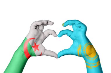 Cezayir Kazakistan Kalbi, El hareketi kalp yapma, Kırpma Yolu