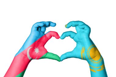 Azerbaycan Kazakistan Kalbi, El hareketi kalp yapma, Kırpma Yolu