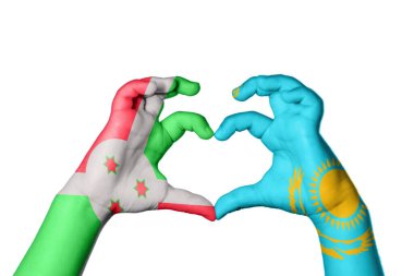 Burundi Kazakistan Kalbi, El hareketi kalp yapma, Kırpma Yolu