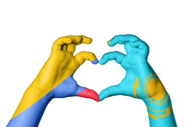 Kolombiya Kazakistan Kalbi, El hareketi kalp yapma, Kırpma Yolu