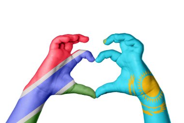 Gambiya Kazakistan Kalbi, El hareketi kalp yapma, Kırpma Yolu