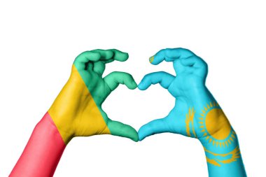 Gine Kazakistan Kalbi, El hareketi kalp yapma, Kırpma Yolu