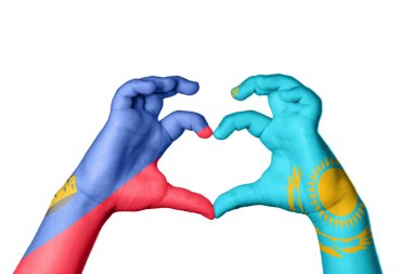 Lihtenştayn Kazakistan Kalbi, El hareketi kalp yapma, Kırpma Yolu