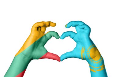 Litvanya Kazakistan Kalbi, El hareketi kalp yapma, Kırpma Yolu