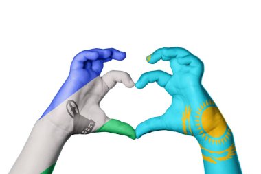 Lesotho Kazakistan Kalbi, El hareketi kalp yapma, Kırpma Yolu