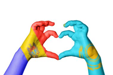 Moldova Kazakistan Kalbi, El hareketi kalp yapma, Kırpma Yolu