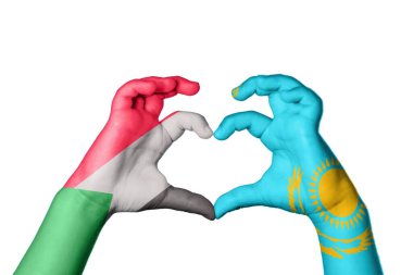 Sudan Kazakistan Kalbi, El hareketi kalp yapma, Kırpma Yolu