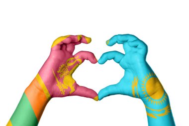 Sri Lanka Kazakistan Kalbi, El hareketi kalp yapma, Kırpma Yolu