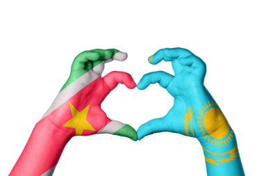 Surinam Kazakistan Kalbi, El hareketi kalp yapma, Kırpma Yolu