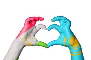 Tacikistan Kazakistan Kalbi, El hareketi kalp yapma, Kırpma Yolu