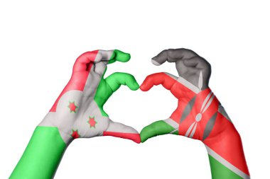 Burundi Kenya Kalbi, El hareketi kalp yapma, Kırpma Yolu