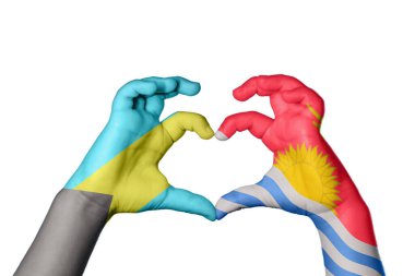 Bahamalar Kiribati Kalbi, El hareketi kalp yapmak, Kırpma Yolu