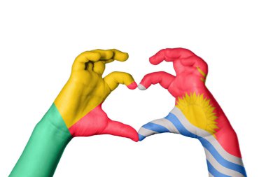 Benin Kiribati Kalbi, El hareketi kalp yapma, Kırpma Yolu