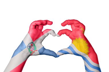 Dominik Cumhuriyeti Kiribati Kalbi, El hareketi kalp yapma, Kırpma Yolu