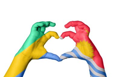 Gabon Kiribati Kalbi, El hareketi kalp yapma, Kırpma Yolu