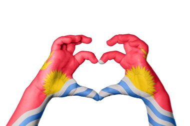 Kiribati Kiribati Kalbi, El hareketi kalp yapma, Kırpma Yolu