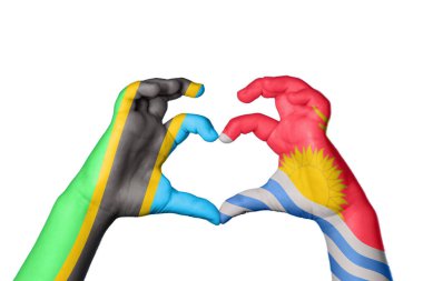 Tanzanya Kiribati Kalbi, El hareketi kalp yapma, Kırpma Yolu