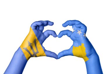 Barbados Kosova Kalbi, el hareketi kalp yaptı, Yol Kesme