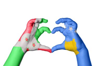 Burundi Kosova Kalbi, el hareketi kalp yaptı, Yol Kesme