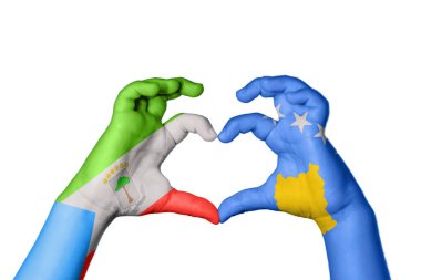 Ekvator Ginesi Kosova Kalbi, El hareketi kalp yapma, Kırpma Yolu