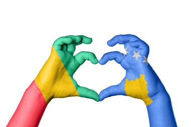 Gine Kosova Kalbi, El hareketi, kalp yapma, Kırpma Yolu