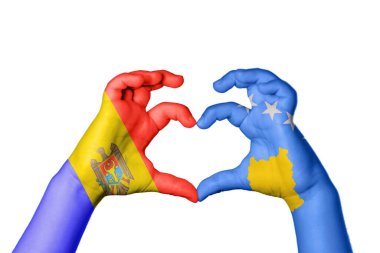 Moldova Kosova Kalbi, El hareketi kalp yaptı, Yol Kesme