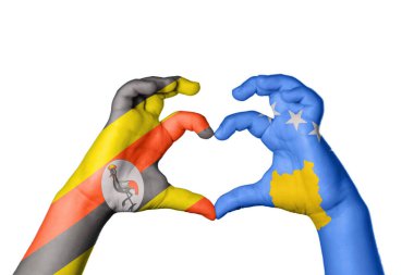 Uganda Kosova Kalbi, El hareketi kalp yaptı, Yol Kesme