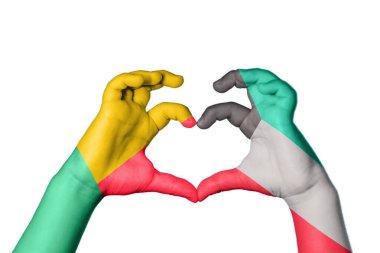 Benin Kuveyt Kalbi, El hareketi kalp yapma, Kırpma Yolu